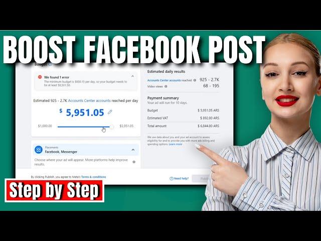 How To Boost Facebook Post | Boost Facebook Page (step by step)