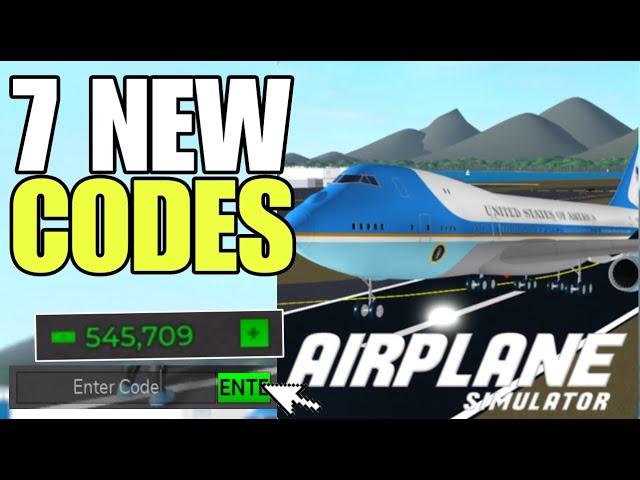 *NEW UPDATE* ROBLOX AIRPLANE SIMULATOR CODES 2024 JULY | AIRPLANE SIMULATOR CODES