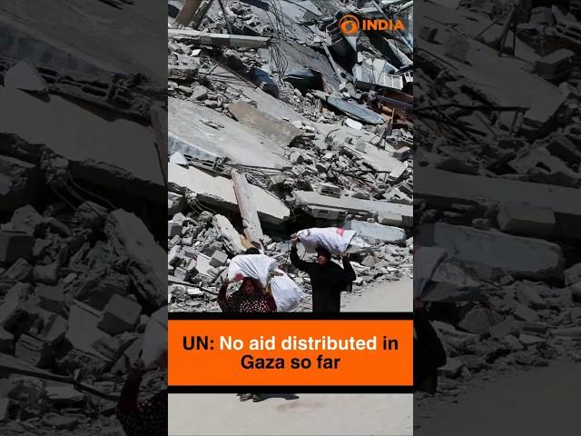 UN: No aid distributed in Gaza so far