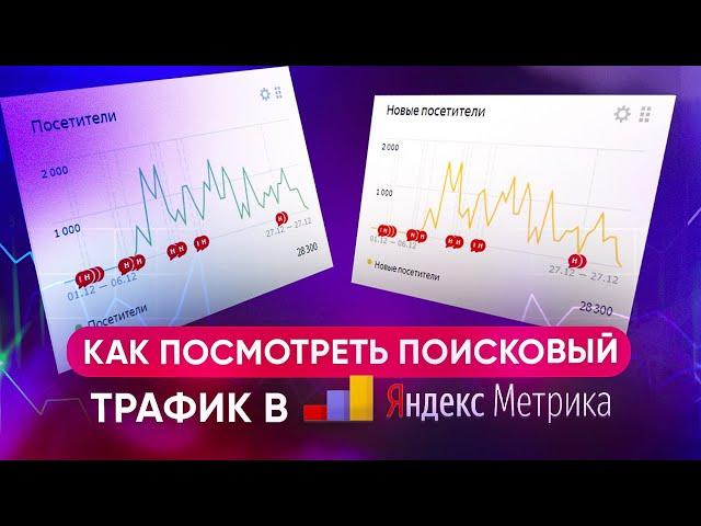 Яндекс Метрика. Как смотреть трафик из поисковых систем