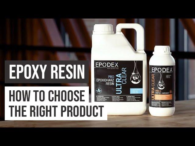 EPODEX Epoxy Resin Systems - System Comparison ECO, ECO+, ECO MAX, PRO, PRO + and PRO MAX