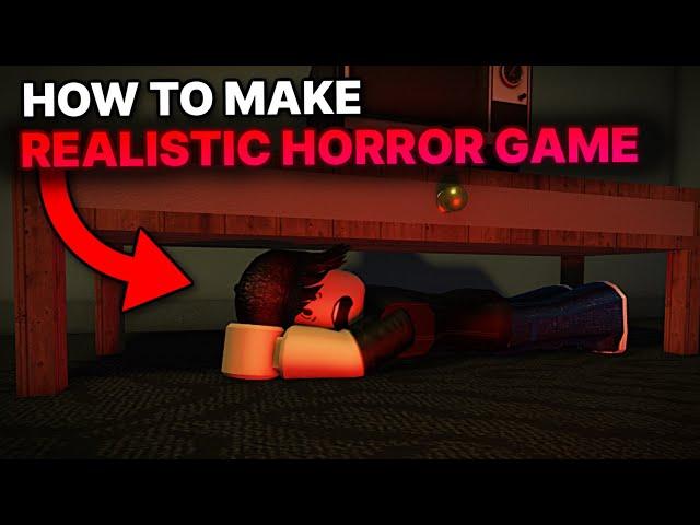 How to make a REALISTIC ROBLOX HORROR GAME! (FREE KIT)