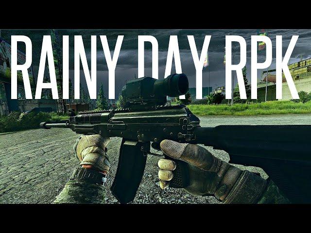 RAINY DAY RPK-16 COMBAT - Escape From Tarkov Gameplay