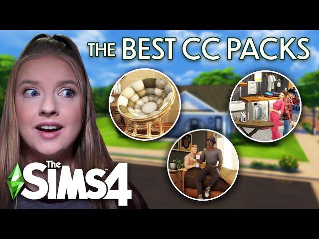 The Sims 4 but Every Room is a Different CC PACK! | Build Challenge