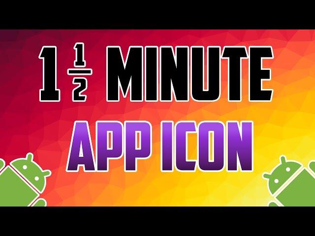 Android Studio : How to Add App Icon