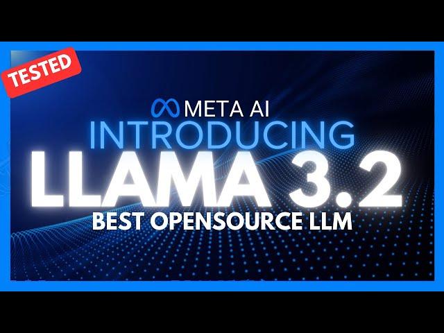 Introducing Llama 3.2: BEST Opensource Multimodal LLM Ever!