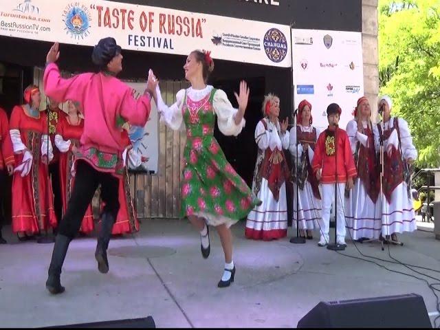 Танец "Московская кадриль" на фестивале "Taste of Russia" в Торонто