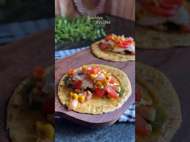 Moong dal Chilla tacos | Lunchbox recipes