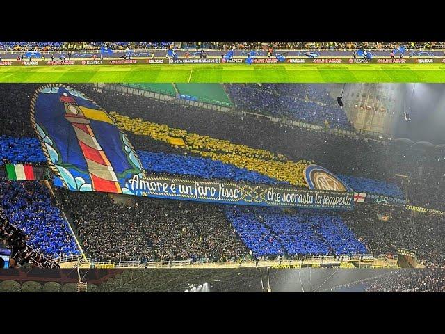 Curva Nord Milano Tifo / Inter Milano vs Porto 22.02.2023 Champions League.