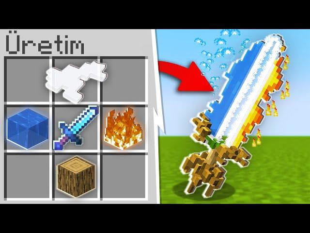 Minecraft'ta ELEMENT EŞYALARI ÜRETTİM! @Aphernix