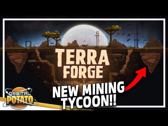 NEW Incremental Upgrade Mining Game!! - TerraForge - Management Tycoon Mining Game