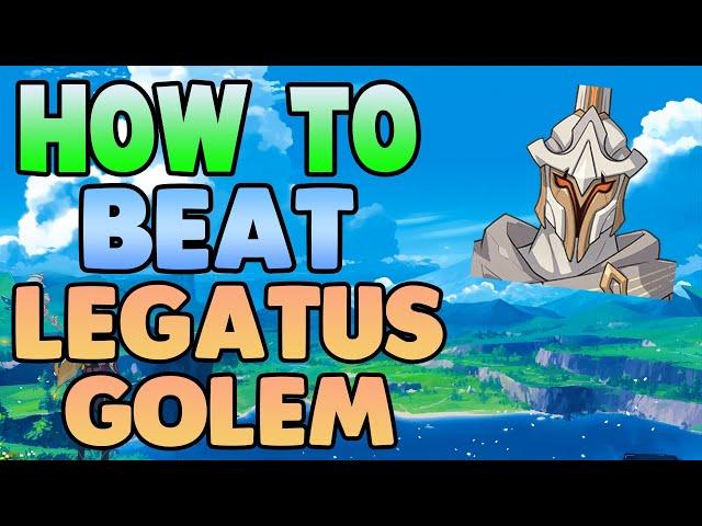 How to EASILY beat Legatus Golem in Genshin Impact - Free to Play Friendly! #genshinboss