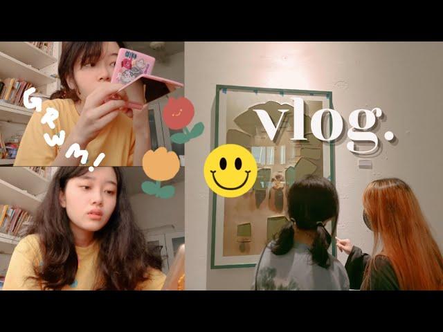 Vlog | grwm  visiting an art gallery with friends | Kuala Lumpur | MidValley ArtGallery Exhibition