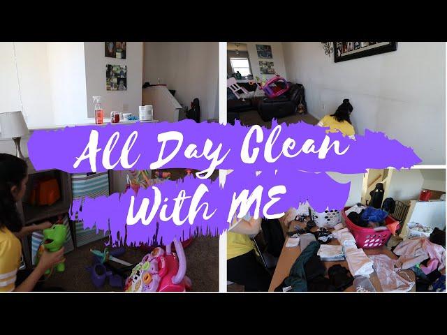 ALL DAY CLEAN WITH ME || CLEANING MOTIVATION 2019 || KRISTEN LEAH AND FAMILY