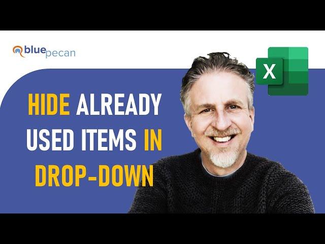 Hide Already Used Items in Excel Drop-Down List | Remove Item From Data Validation List Once Used