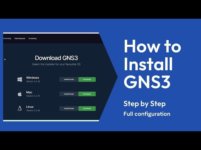 GNS3 Installation in Windows 10 | Easy Steps #gns3 #ccnp