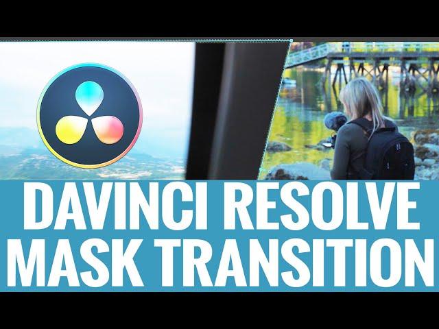 How to Create MASK TRANSITIONS in DaVinci Resolve for Beginners