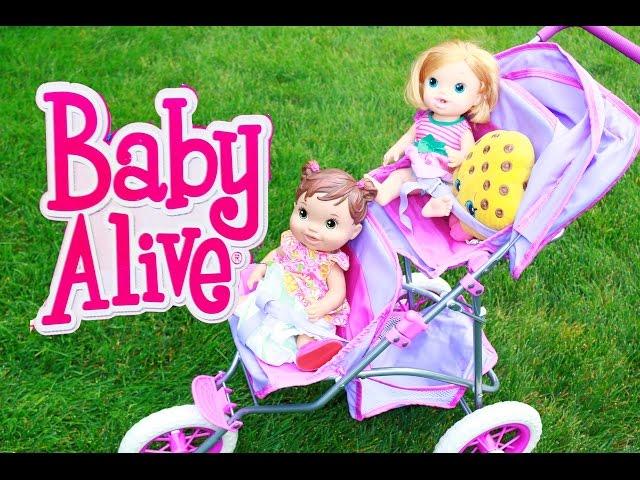 Baby Alive Dolls GO ON WALK Double Stroller Review