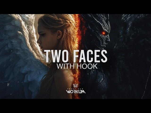 "Two Faces" (with hook) | Rap Instrumental With Hook | Dark Freestyle Type Beat