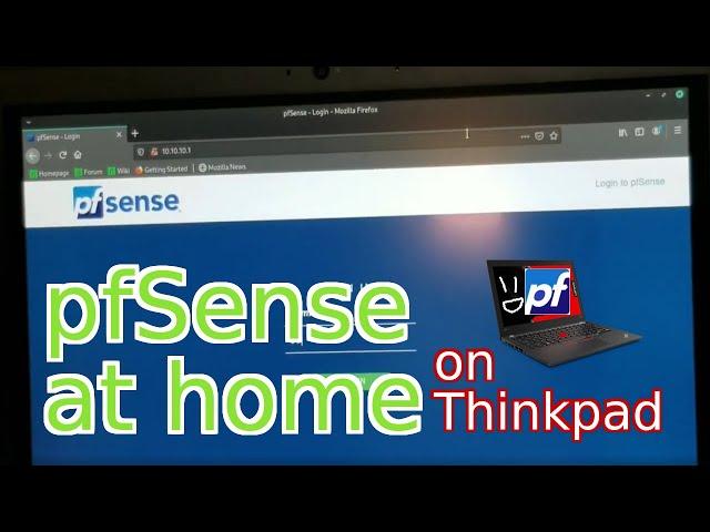 pfSense on Thinkpad