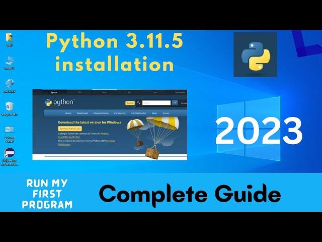 Python 3 11 5 Installation Guide for Windows 10 2023 Complete Python 3 11 5 Setup Tutorial