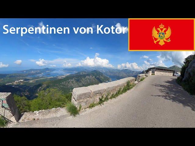 Serpentinen von Kotor | Montenegro Motorrad