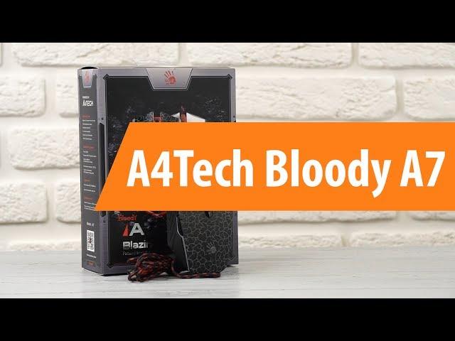 Распаковка A4Tech Bloody A7 / Unboxing A4Tech Bloody A7