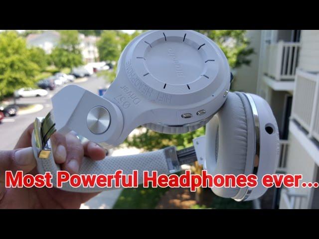 Bluedio Turbine T2s Wireless Bluetooth Headphones with Mic, 57mm Drivers/Rotary Folding