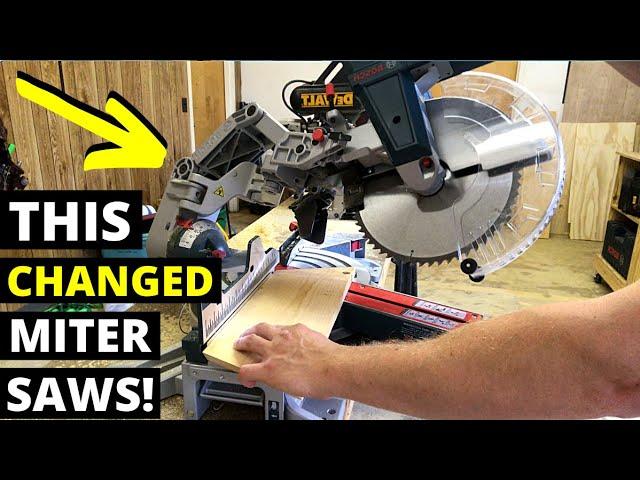 This INNOVATION Changed Miter Saws! (Best Miter Saw Feature--Bosch "Glide"...Better than Rails!)