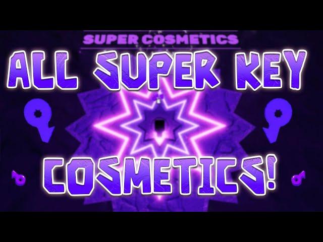 ROBLOX: GRACE ALL SUPER KEY COSMETICS! (Fruits of March Update)