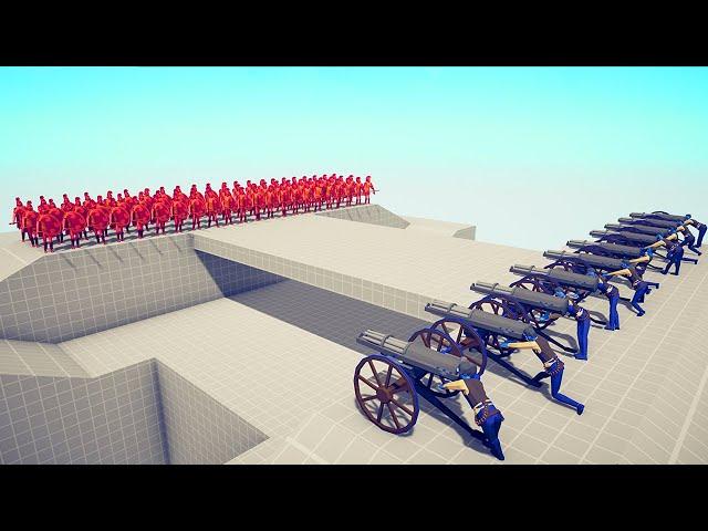 10x GATLING GUN vs EVERY UNIT-Part 1 | TABS - Totally Accurate Battle Simulator