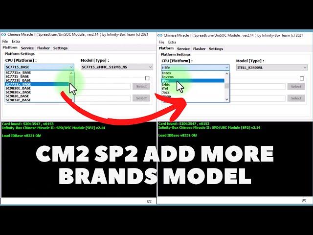 how to add cm2 sp2 more models || cm2 sp2 model not show || cm2 sp2 brand name not show