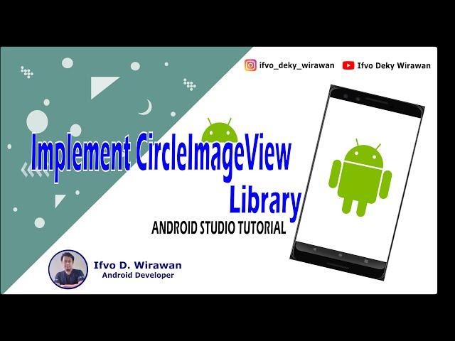 Circle ImageView - Android Studio Tutorial (Kotlin)