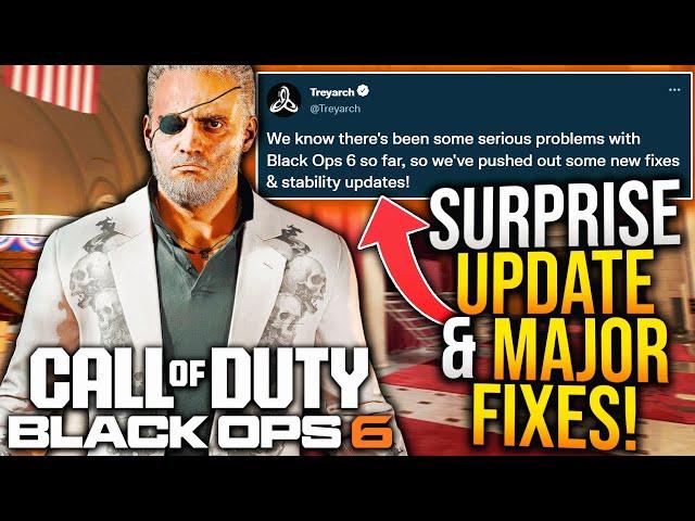 Black Ops 6: SURPRISE UPDATE FIXES Some MAJOR PROBLEMS! (BO6 New Update Patch Notes)