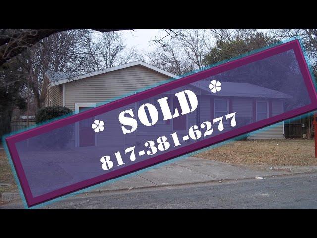 ** SOLD ** 5029 Nadine Dr, Haltom City, TX 76117