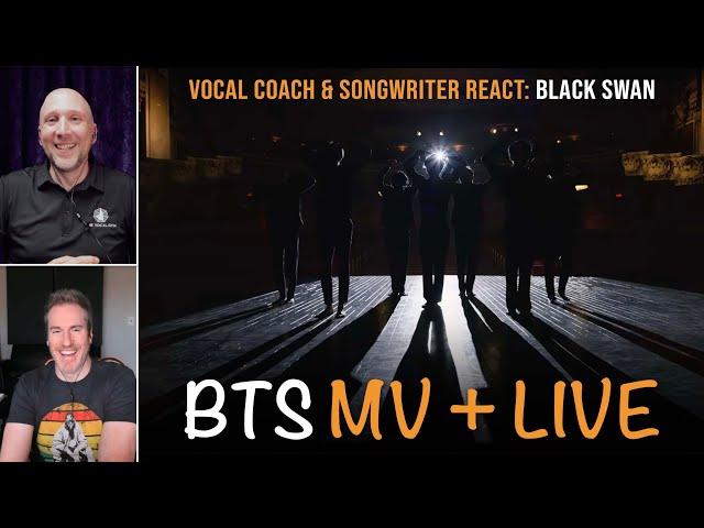 Vocal Coach & Songwriter React to Black Swan (MV + Live) - BTS | Song Reaction & Analysis