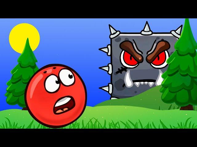 Новый КРАСНЫЙ ШАРИК против ЧЕРНЫХ КВАДРАТОВ игра Red Ball 4 на канале Мистер Игрушкин