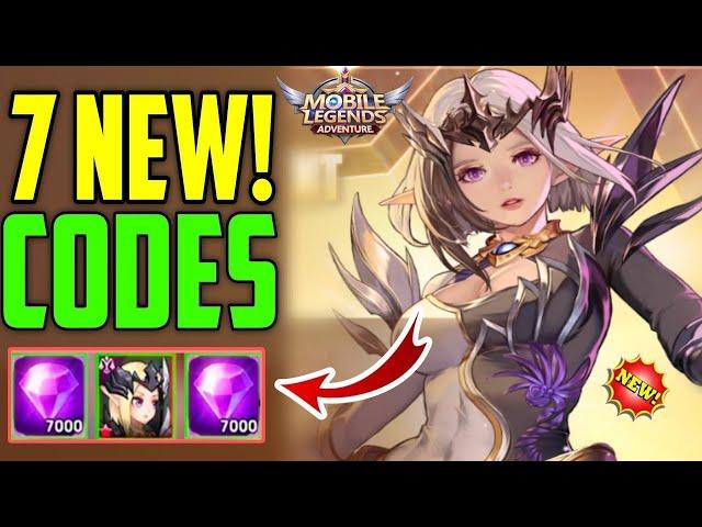 ALL New!*WORKING MOBILE LEGENDS ADVENTURE REDEEM CODES 2024 - ML ADVENTURE CODES 2024 - MLA CODES