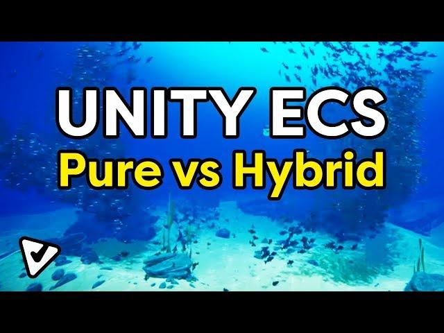 Unity ECS: Pure vs Hybrid (walkthrough)