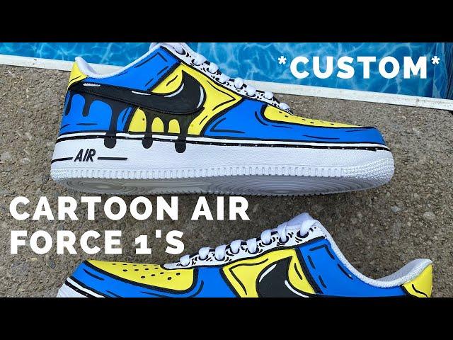 Custom CARTOON Air Force 1's 