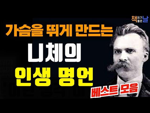 언제 어디서나 듣는 니체의 살 떨리는 인생 조언, 마음이 편해지는 책듣고 힐링하기│오디오북 책읽어주는여자 korean audiobook