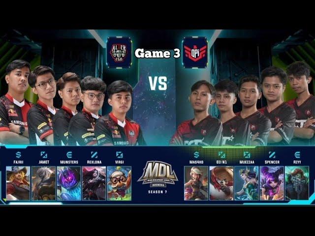 AE X vs OPI PEGASUS - Game 3 - Reguler Season MDL ID Season 7