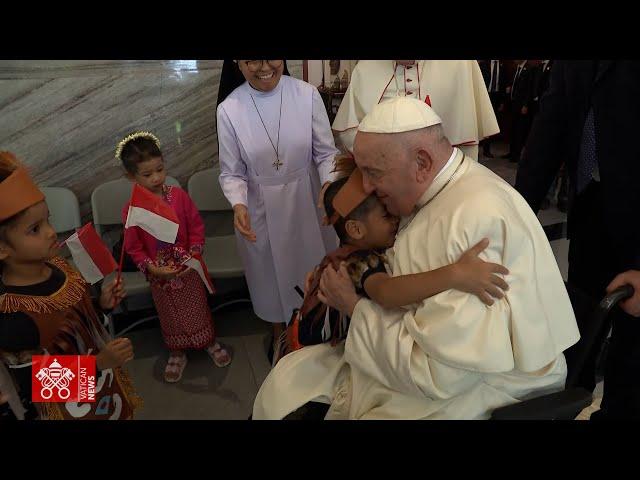 Pope Francis: “Welcome to Indonesia”