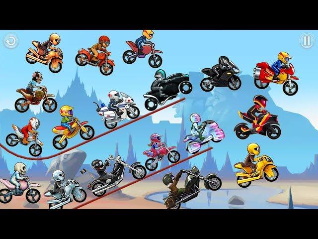 Bike Race Free - ALL MOTOR BIKES Unlocked - Gameplay Best Motorcycle Racing Games Walkthrough