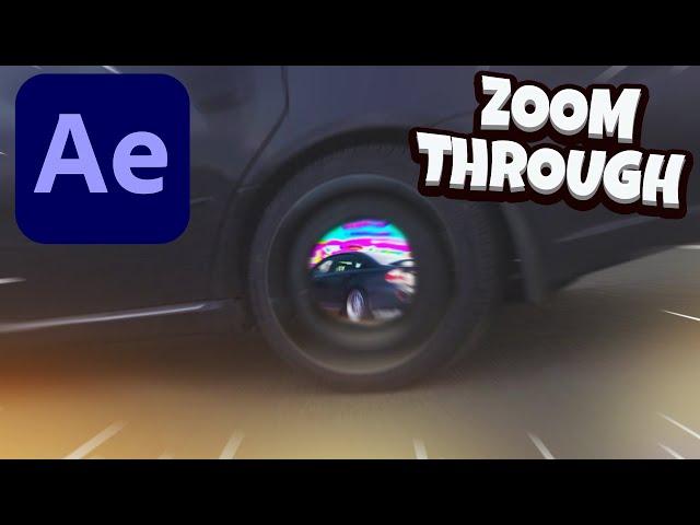 ZOOM THROUGH EFFECT/TRANSITION - AFTER EFFECTS