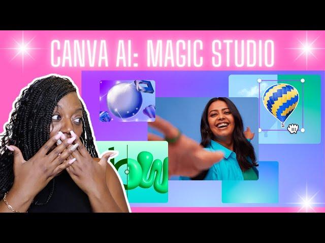 CANVA AI: How to use Magic Studio in CANVA