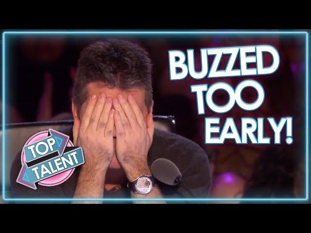 When Judges BUZZ TOO EARLY on Britain's Got Talent!