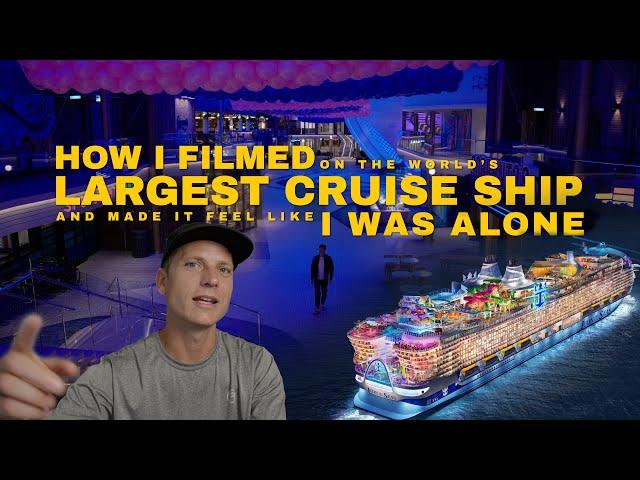 Filming a Short Film on a Cruise Ship - Alone | a Cinematic vlog breakdown