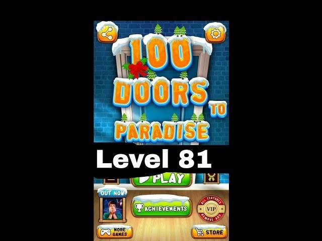 100 Doors To Paradise Level 81 Walkthrough