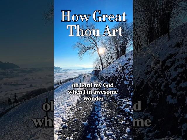 How Great Thou Art #howgreatthouart #hopebringer